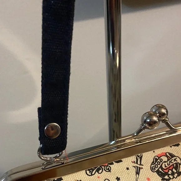 Cream Floral Print Shoulder Bag - Picture 3 of 8